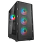 Gabinete Cougar AIRFACE PURE RGB Negro con 4 ventiladores RGB y vidrio templado - Miniatura 1