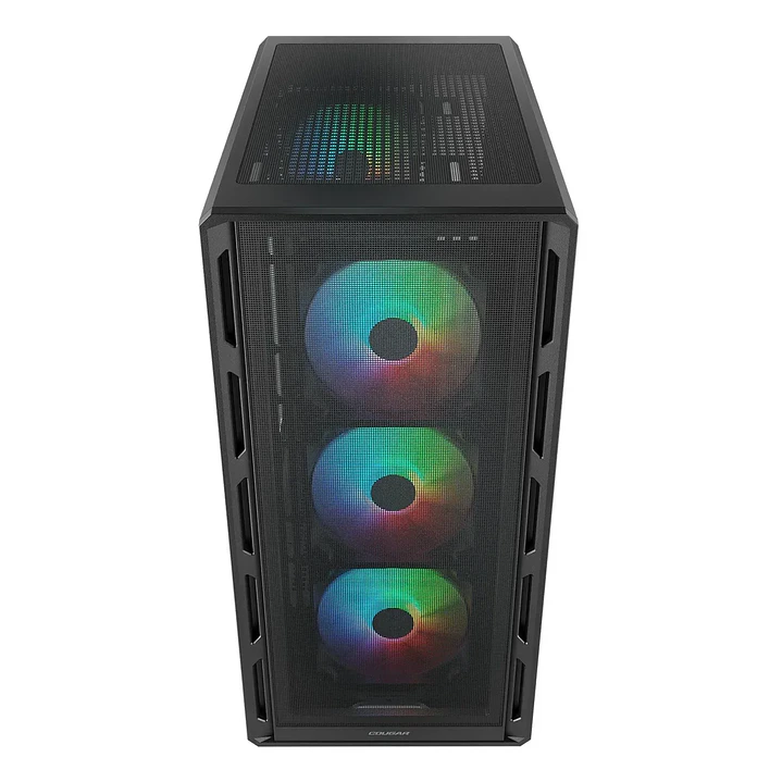 Gabinete Cougar AIRFACE PURE RGB Negro con 4 ventiladores RGB y vidrio templado 2