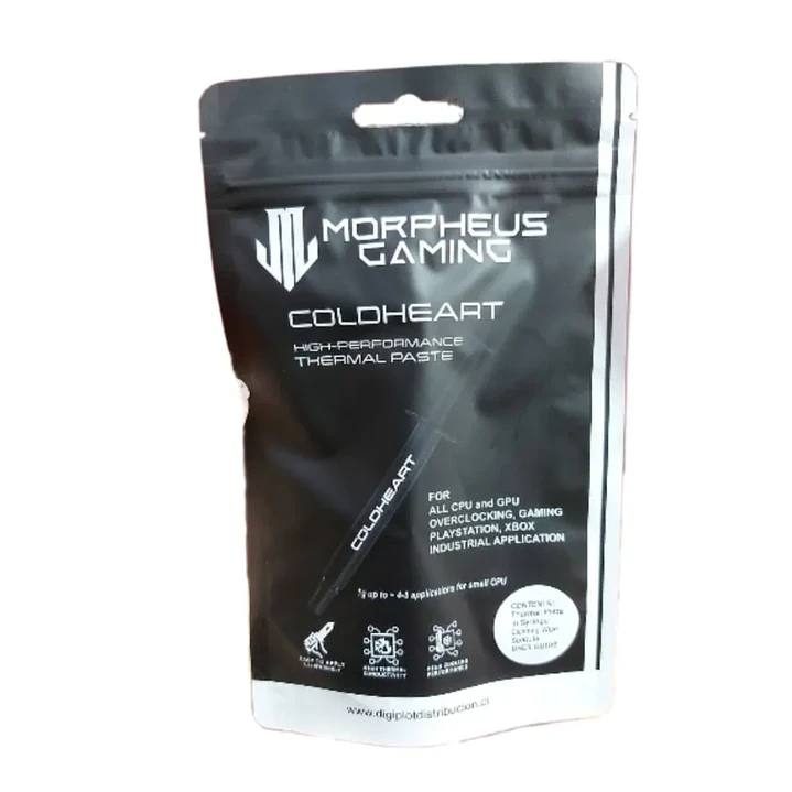 Cooler CPU ColdHeart Pasta Térmica 4g Jeringa con Paleta para Gaming 3