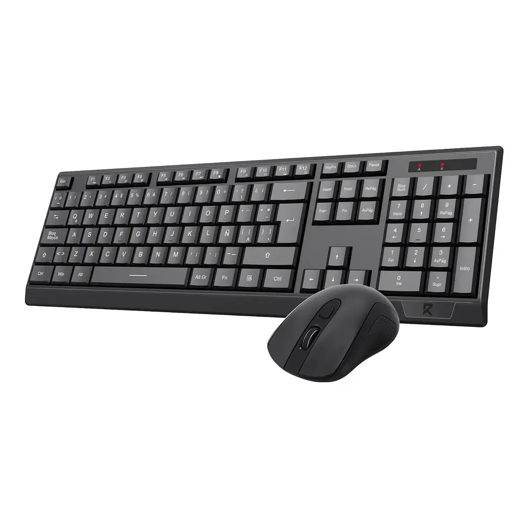 Combo Teclado Mouse Redragon BS-8343A Inalámbrico Español 2