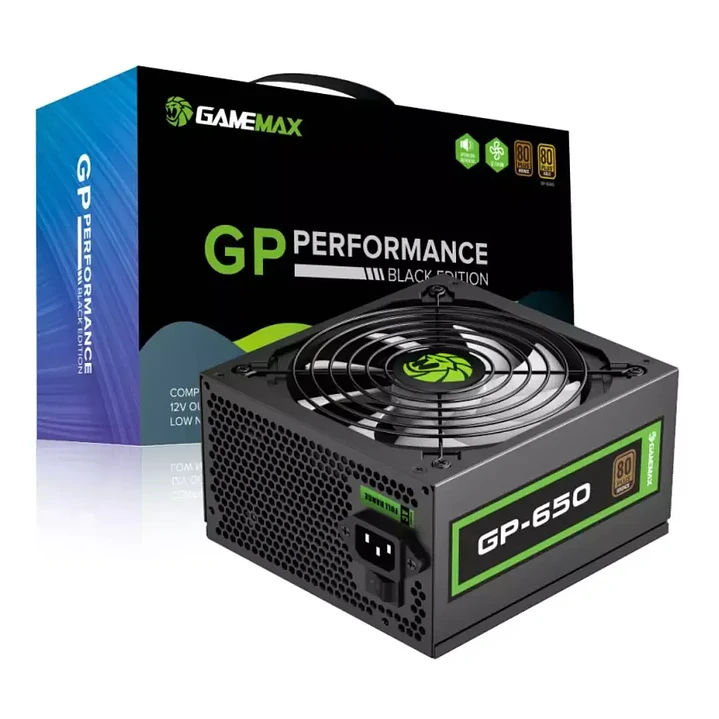 Fuente de Poder GameMax 650W 80 PLUS Bronze No Modular 1