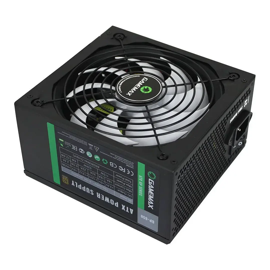 Fuente de Poder GameMax 650W 80 PLUS Bronze No Modular 3