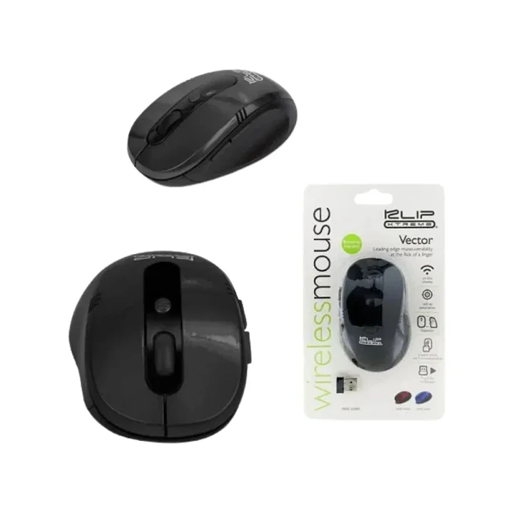 Mouse Klip Xtreme KMW-330BK inalámbrico 6 botones 1