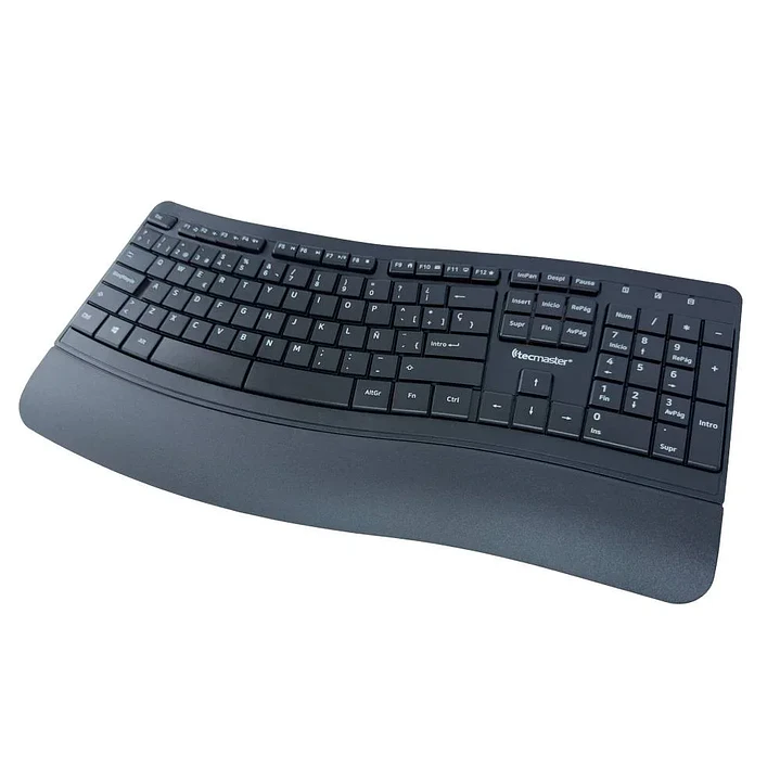 Teclado Tecmaster TM-100567 Inalámbrico Ergonómico Membrana Español 3