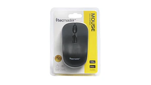 Mouse Tecmaster TM-100502-BK Inalámbrico 3 botones