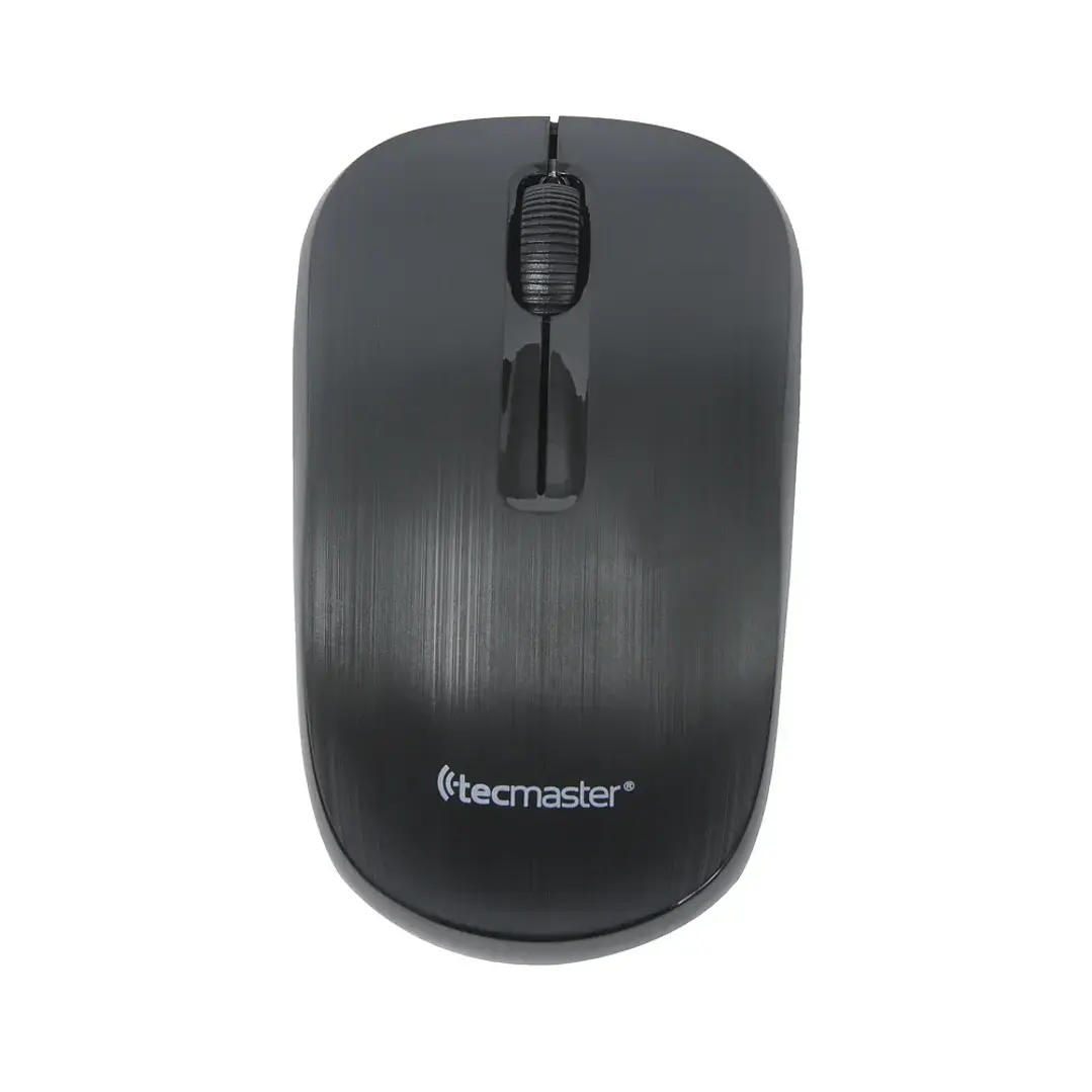 Mouse Tecmaster TM-100502-BK Inalámbrico 3 botones 3