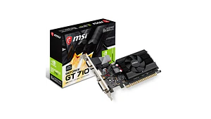 Tarjeta de Video MSI GeForce GT 710 2GD3 2 GB GDDR3 Perfil Bajo