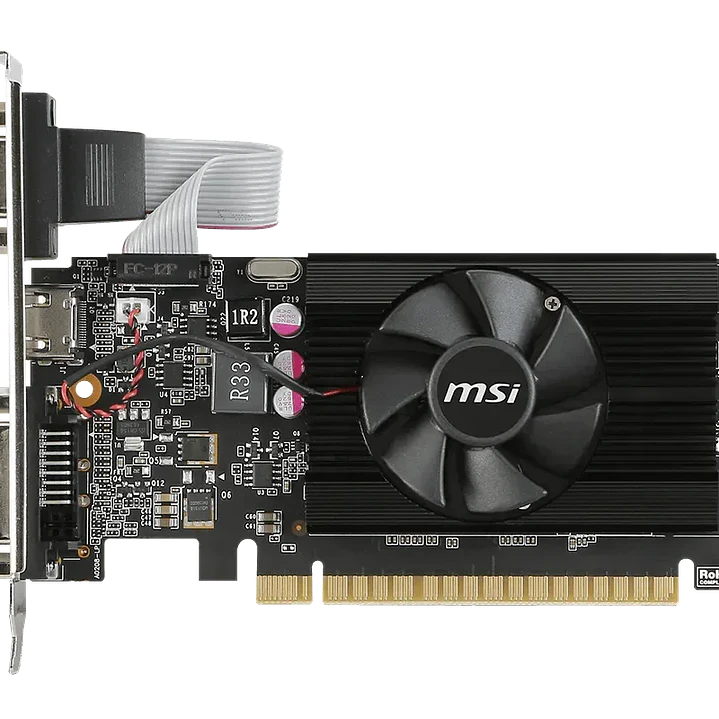Tarjeta de Video MSI GeForce GT 710 2GD3 2 GB GDDR3 Perfil Bajo 2