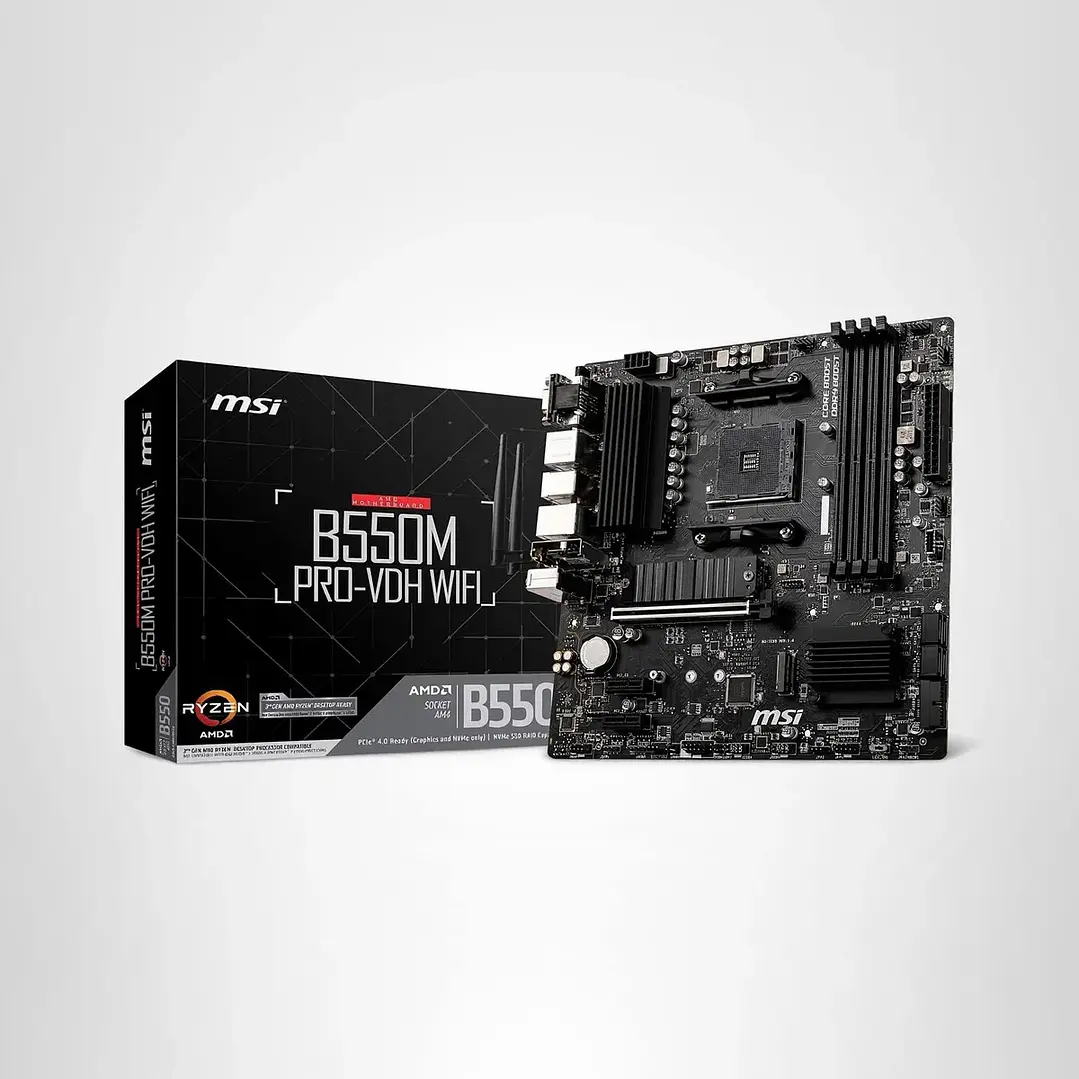 Placa Madre MSI B550M PRO-VDH WIFI AM4 B550 Wi‑Fi 1