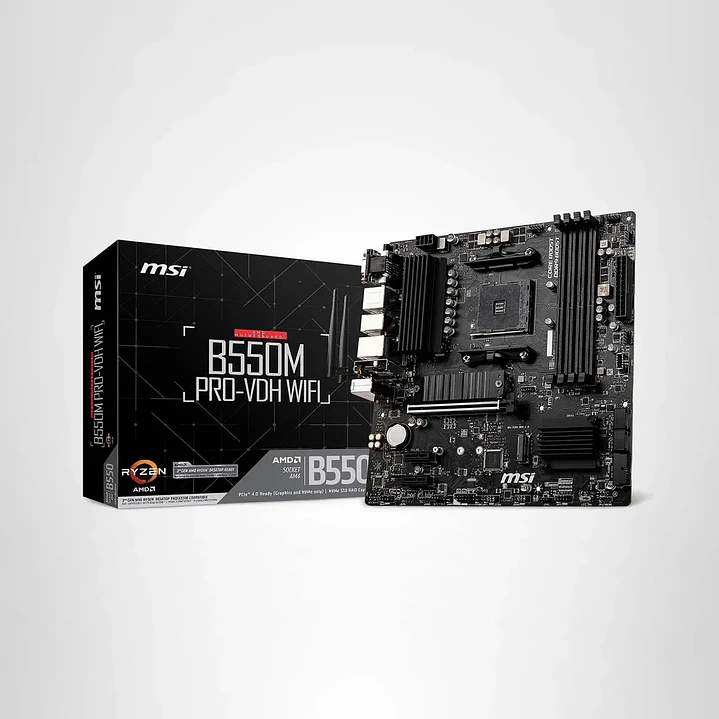 Placa Madre MSI B550M PRO-VDH WIFI AM4 B550 Wi‑Fi 1