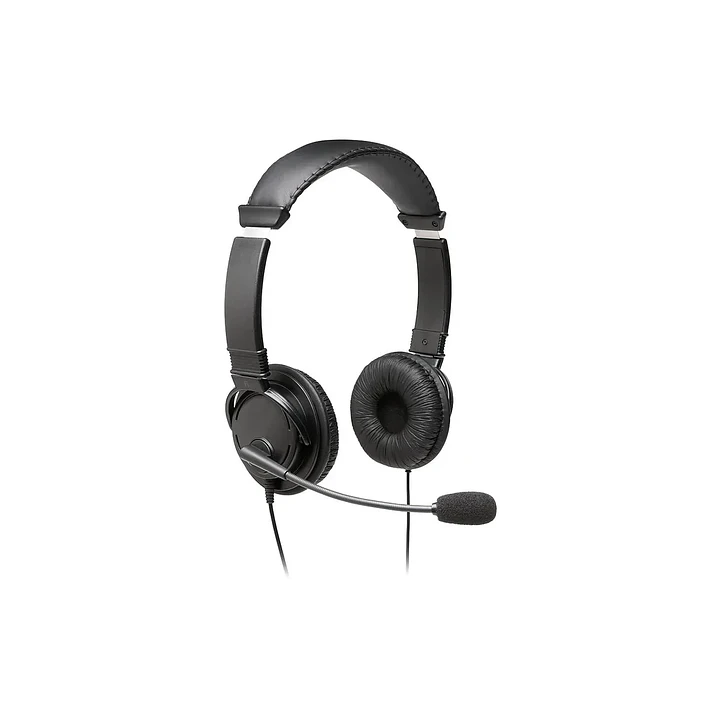 Audífonos Kensington K97603WW On-Ear 3.5 mm con micrófono boom 1