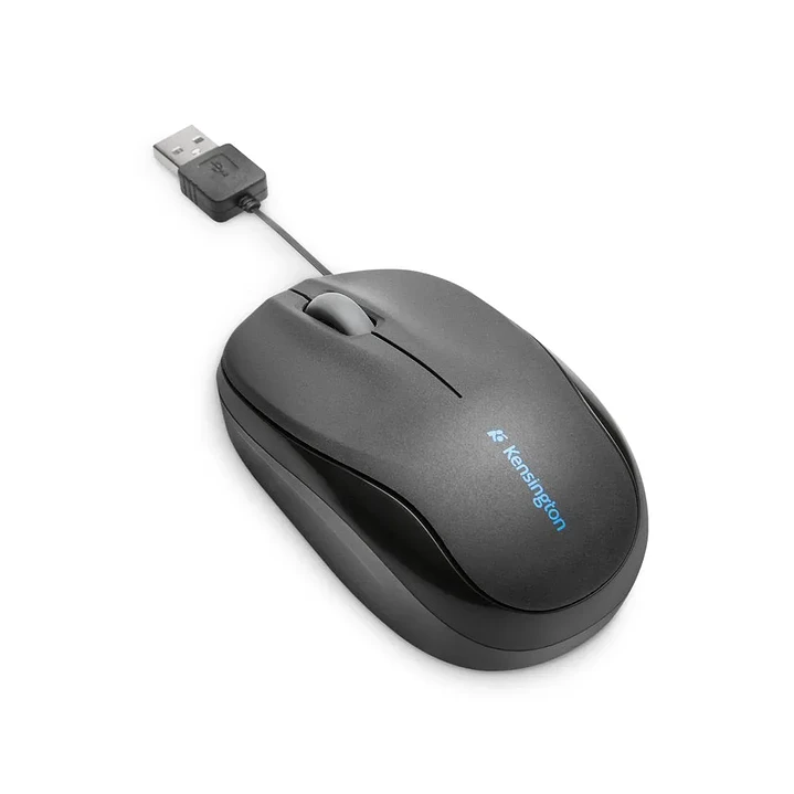 Mouse Kensington K72339EU Retráctil USB-A Óptico 1000 DPI 2