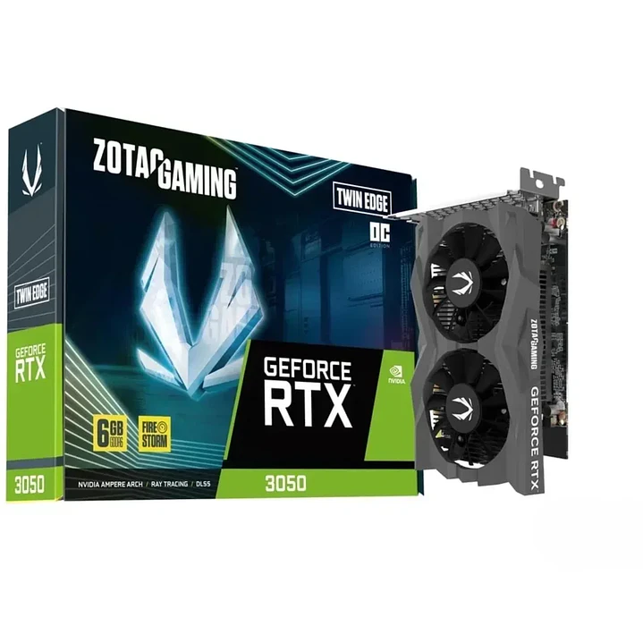 Tarjeta de Video Zotac Gaming Twin Edge RTX 3050 6 GB GDDR6 1