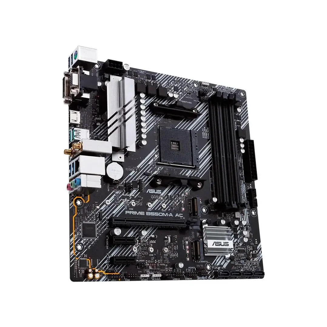 Placa Madre Asus Prime B550M-A AC AM4 B550 Wi-Fi 2
