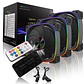 Ventilador Gabinete EZ-A25 ARGB Set 3 Unidades 120mm con Control Remoto - Miniatura 2