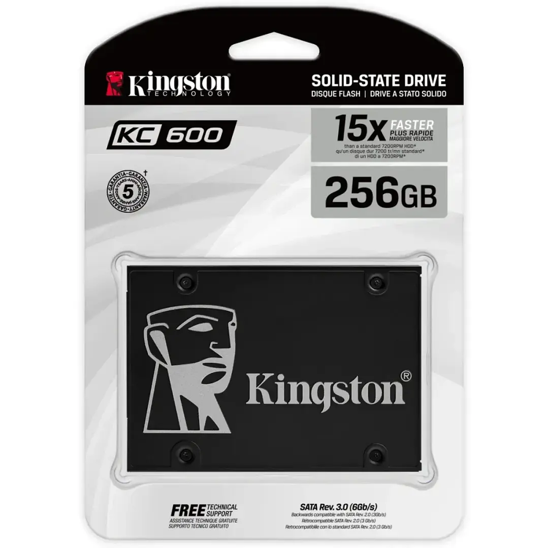 SSD Kingston KC600 256 GB SATA III 2.5