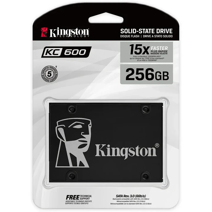 SSD Kingston KC600 256 GB SATA III 2.5