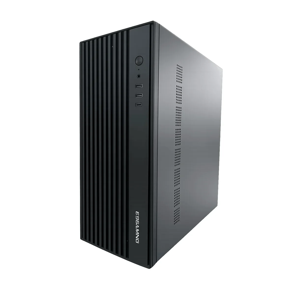 Gabinete EsGaming AX12 Mid Tower Negro con USB-C y Fuente 750W