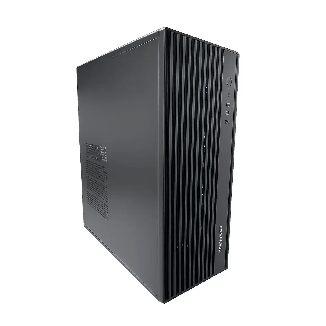 Gabinete EsGaming AX12 Mid Tower Negro con USB-C y Fuente 750W 2