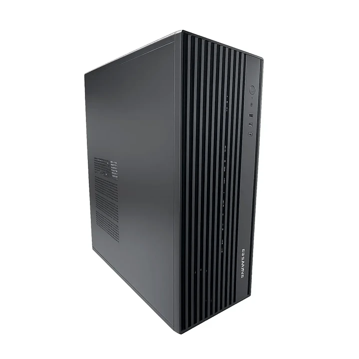 Gabinete EsGaming AX12 Mid Tower Negro con USB-C y Fuente 750W 2
