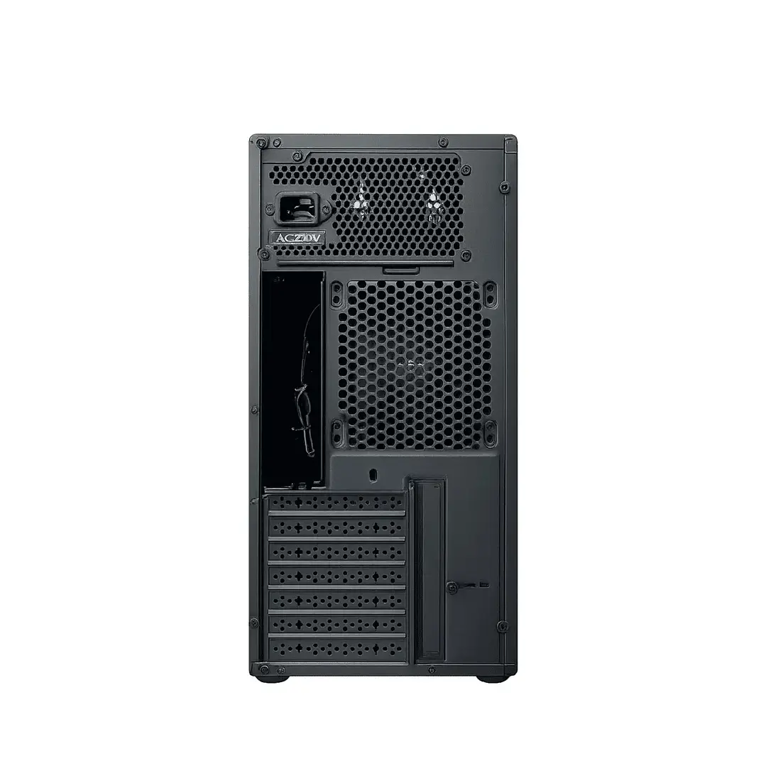 Gabinete EsGaming AX12 Mid Tower Negro con USB-C y Fuente 750W 3