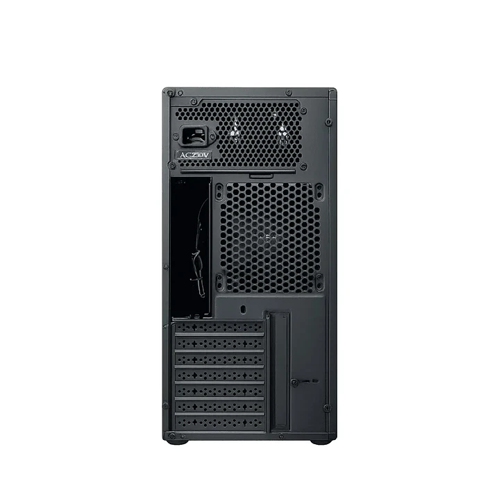 Gabinete EsGaming AX12 Mid Tower Negro con USB-C y Fuente 750W 3