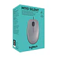 Mouse Logitech M110 Plateado con cable USB-A y clic silencioso - Miniatura 1