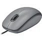 Mouse Logitech M110 Plateado con cable USB-A y clic silencioso - Miniatura 3