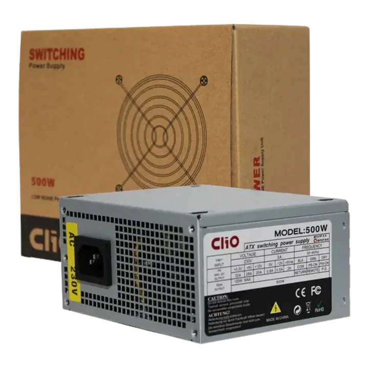 Fuente de Poder Clio 650W Sin Certificación No Modular 1