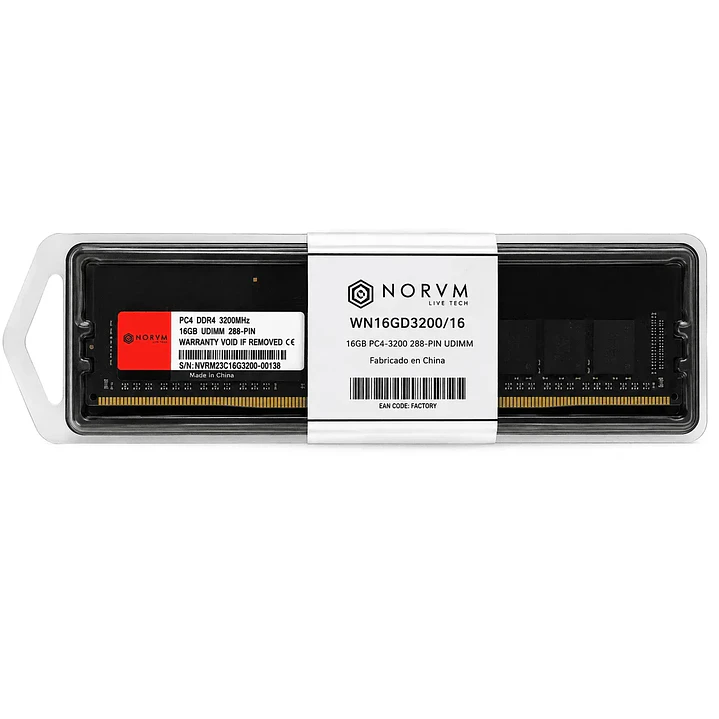 Memoria RAM NORVM WN16GD3200/16 16GB DDR4 3200 MHz 1