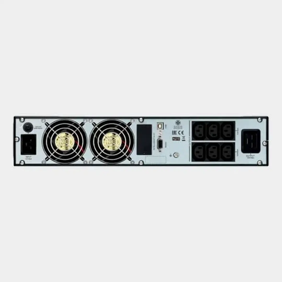 UPS Hikvision 3000VA Rackeable Interactiva Doble Conversión 8x C13 3