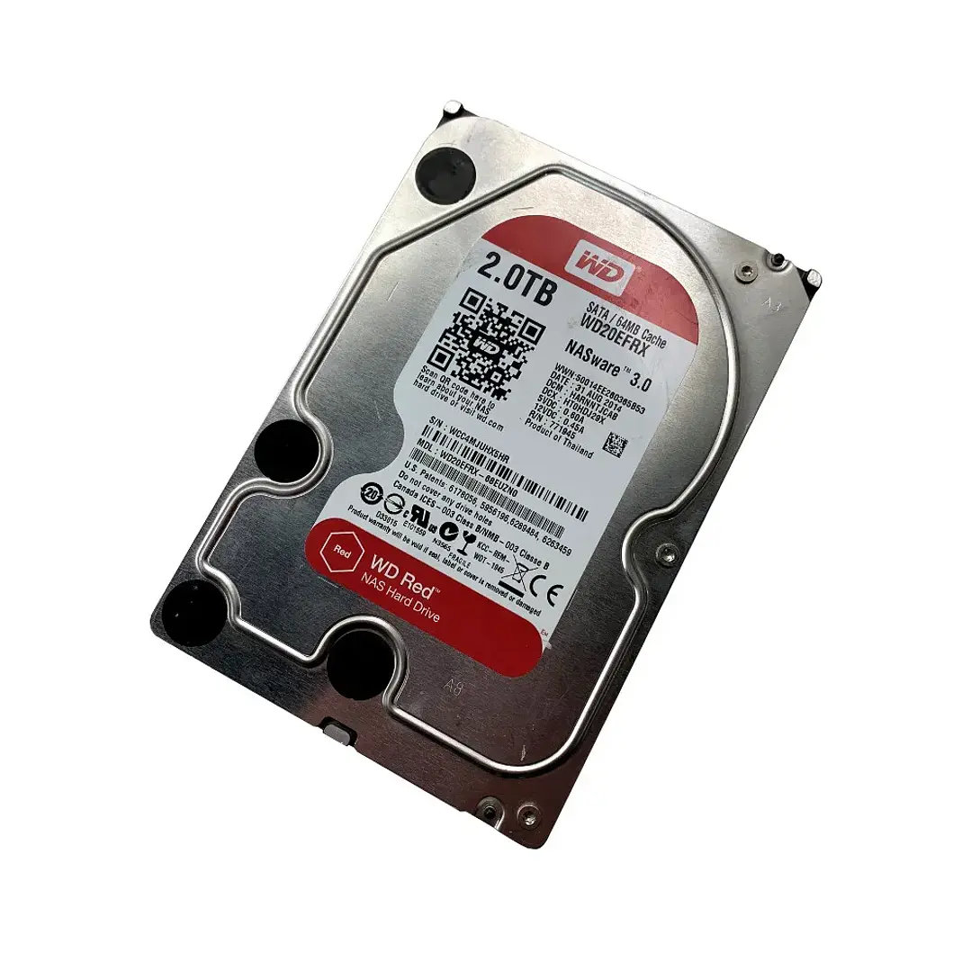 HDD Western Digital WD Red NAS 2TB CMR SATA III para NAS 2
