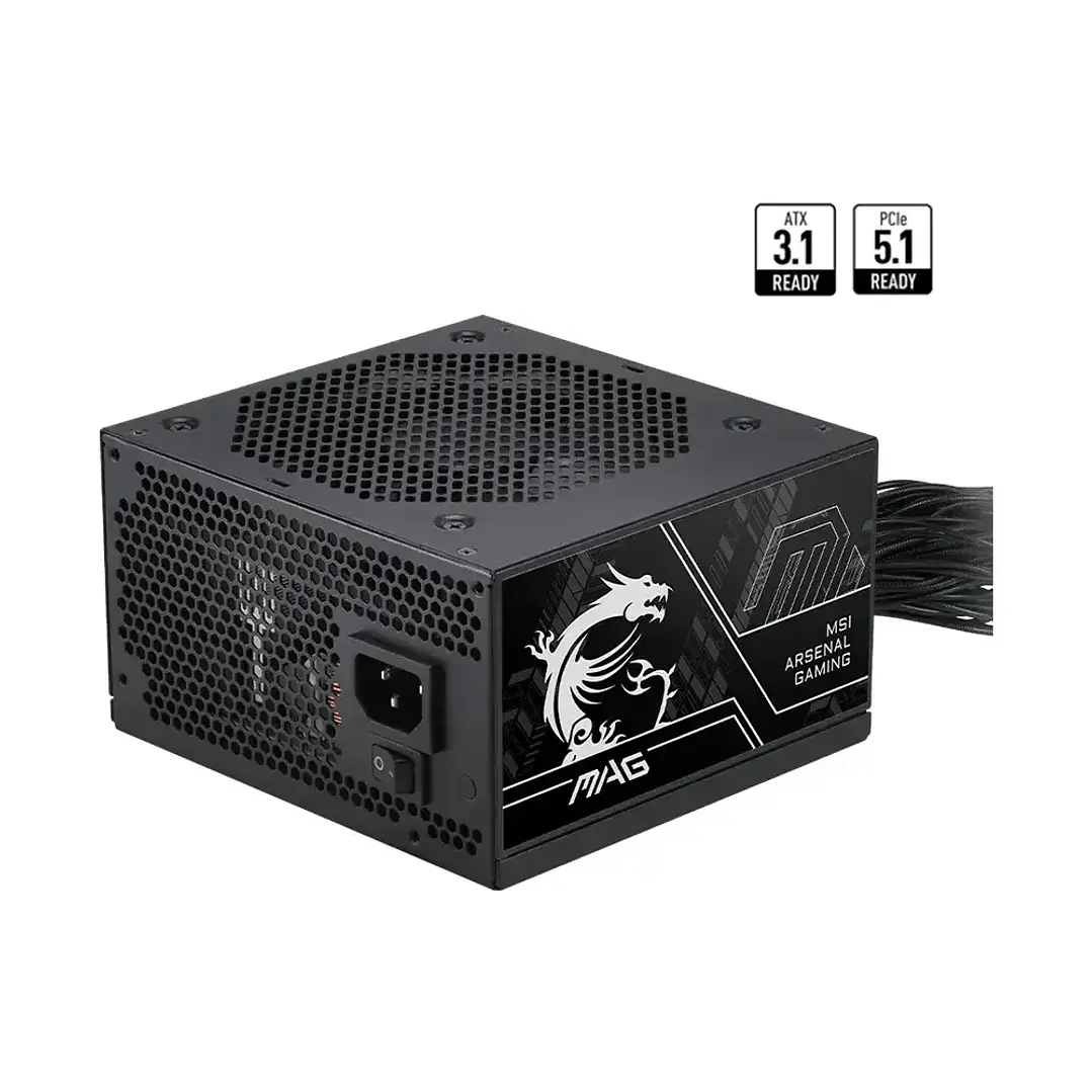 Fuente de Poder | MSI MAG A650BN PCIE5 III | 650W | 80 PLUS Bronze 2
