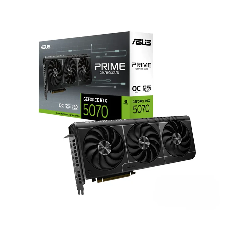 Tarjeta de Video ASUS GeForce RTX 5070 Prime OC 12GB GDDR7 1