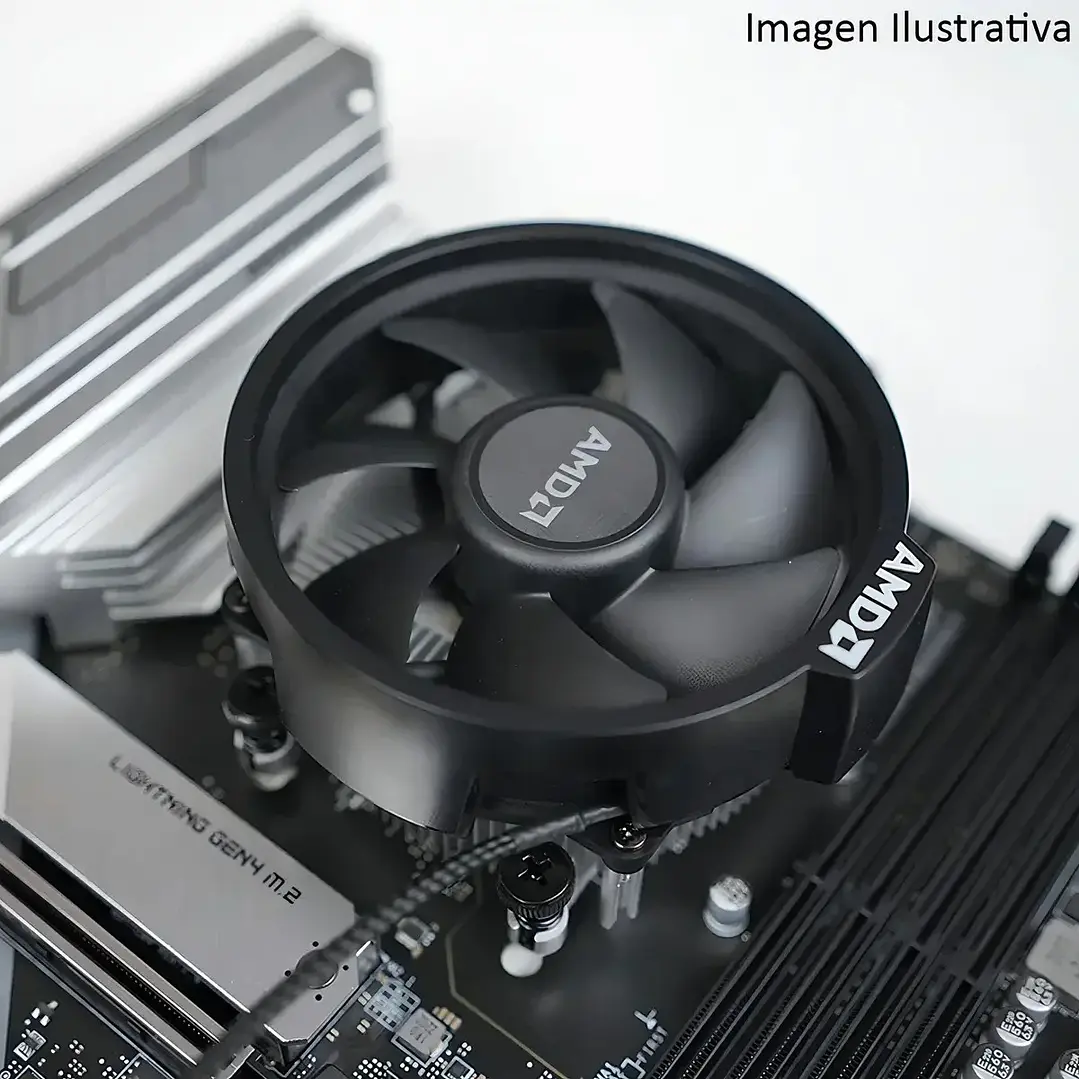Cooler CPU AMD AM4 original con ventilador PWM de 95 mm 3