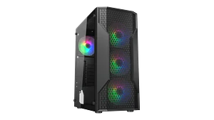 Gabinete Cougar MX110 RGB Mid Tower ATX Negro con 4 fans RGB