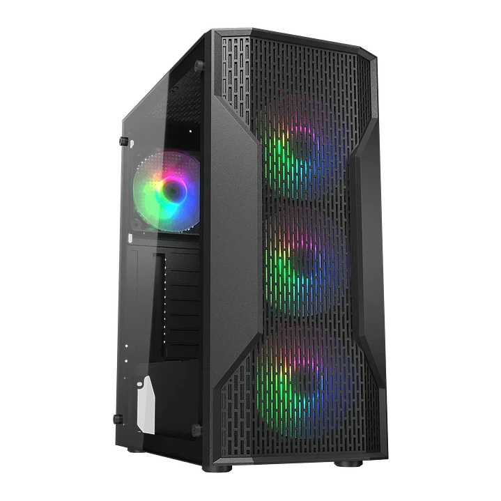 Gabinete Cougar MX110 RGB Mid Tower ATX Negro con 4 fans RGB 1