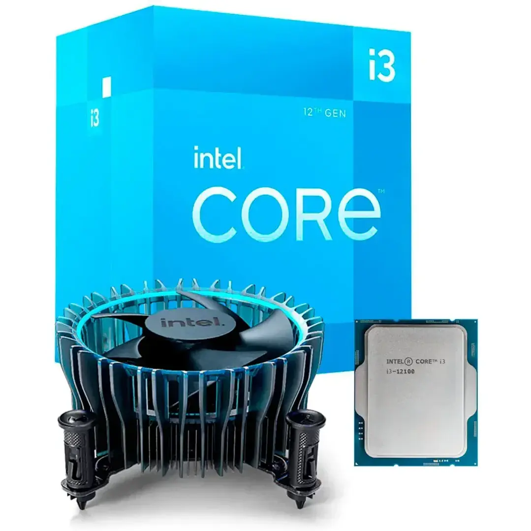 Procesador Intel Core i3-12100F 4 núcleos 3.3 GHz Socket LGA1700 1
