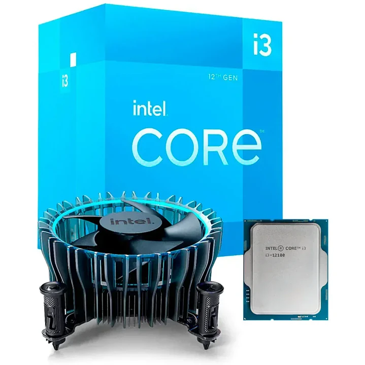 Procesador Intel Core i3-12100F 4 núcleos 3.3 GHz Socket LGA1700 1