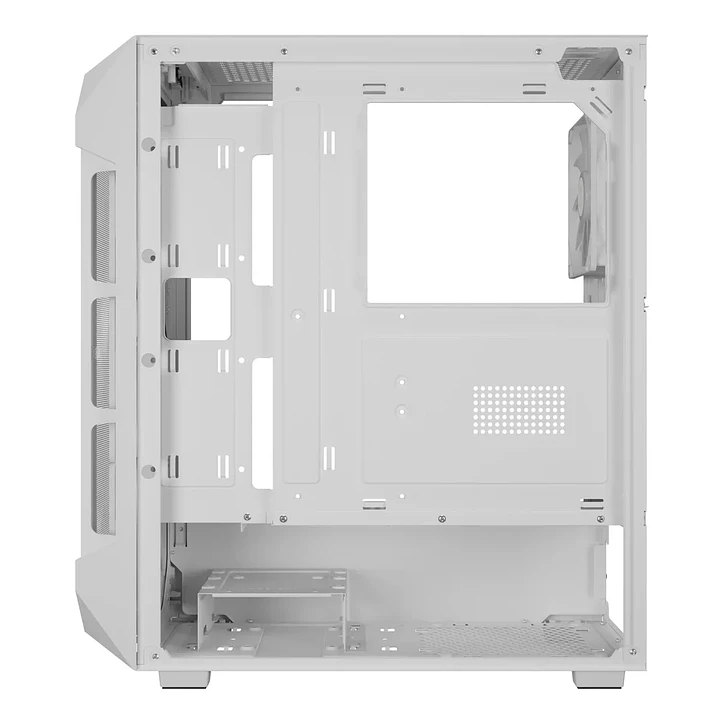 Gabinete | Gamdias Aura GC1 Elite ARGB WH | ATX | Blanco con 4 ventiladores ARGB 4