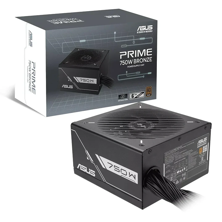 Fuente de Poder | ASUS Prime 750B Black | 750W | 80 Plus Bronze 1