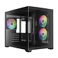Gabinete | Gamdias Aura GC10M V2 ARGB | m-ATX | 3 ventiladores ARGB - Miniatura 2