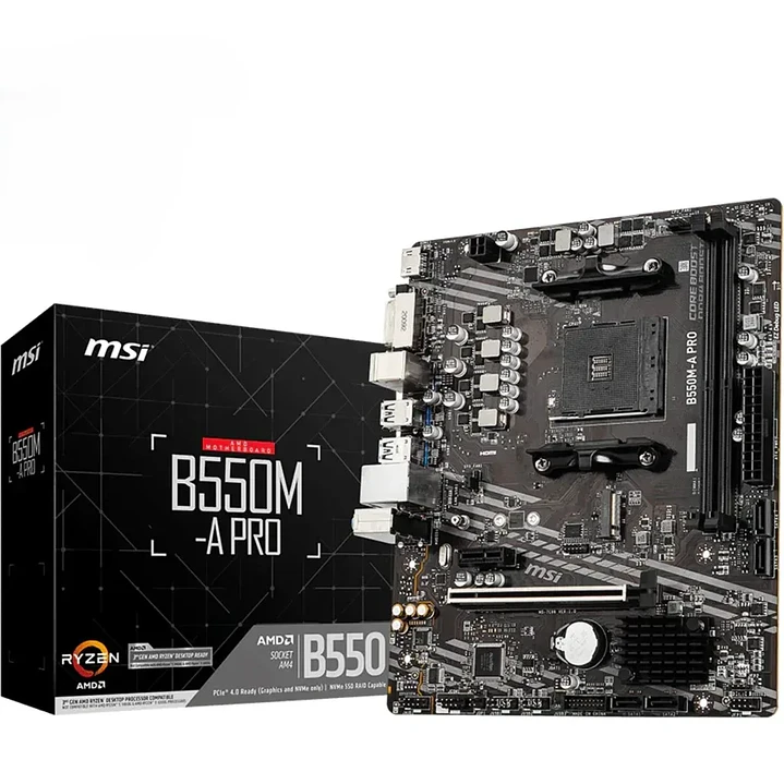 Placa Madre | MSI B550M-A PRO | AM4 | AMD B550 | DDR4 1