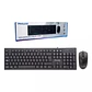Kit Teclado y Mouse | K4500 | USB alámbrico | Sensor óptico 1200 DPI - Miniatura 1
