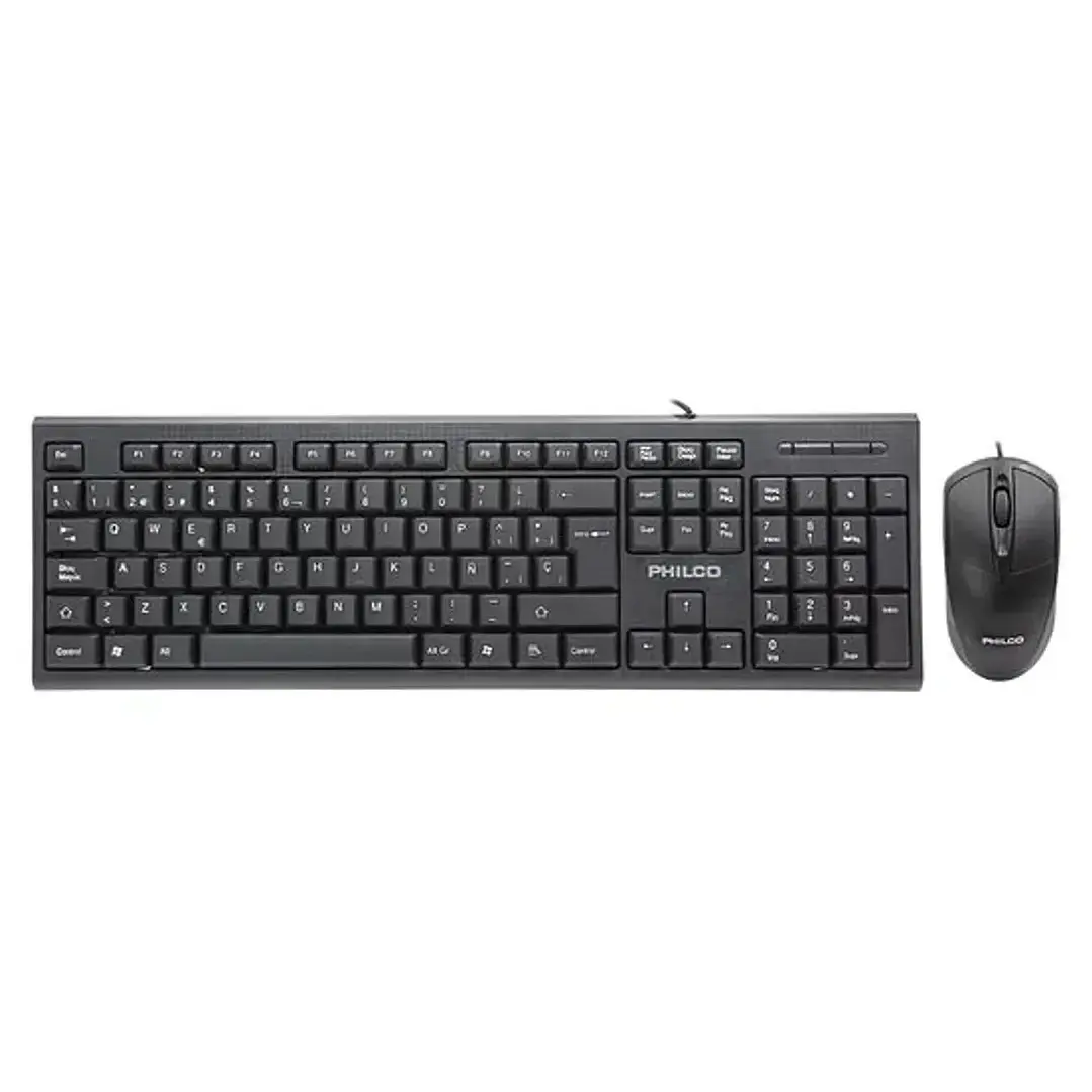 Kit Teclado y Mouse | K4500 | USB alámbrico | Sensor óptico 1200 DPI 3