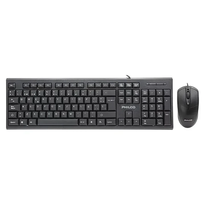 Kit Teclado y Mouse | K4500 | USB alámbrico | Sensor óptico 1200 DPI 3