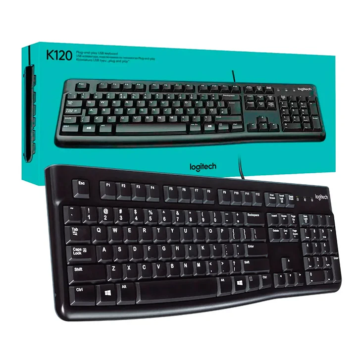 Teclado | Logitech K120 | Full Size USB 1