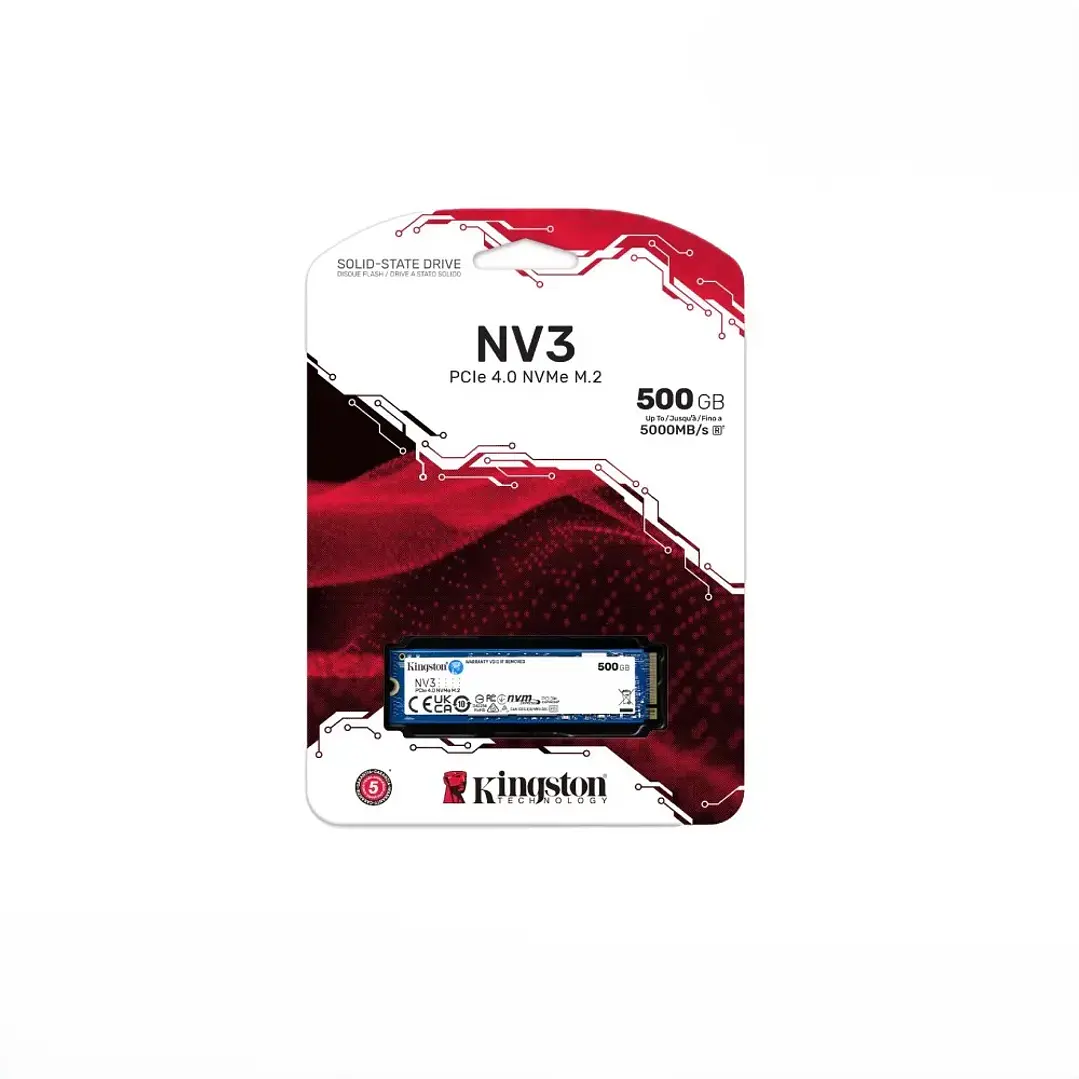  SSD | Kingston NV3 SNV3S/500G | 500GB | PCIe 4.0 x4 NVMe 1