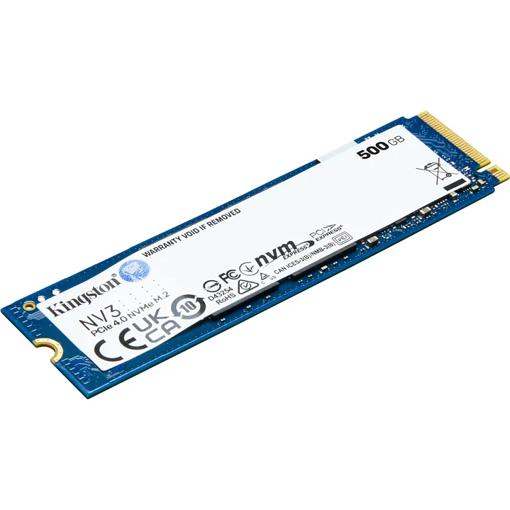  SSD | Kingston NV3 SNV3S/500G | 500GB | PCIe 4.0 x4 NVMe 2