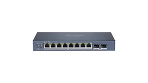 Switch PoE Gigabit | DS-3E1510P-SI | 8 puertos PoE | 2 puertos SFP